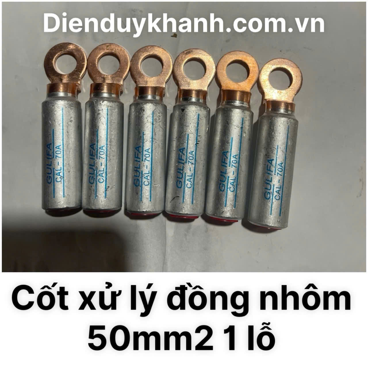 Đầu Cốt Xử Lý Đồng Nhôm 50mm2 1 Lỗ